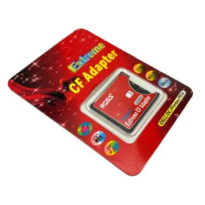 RGBS Adattatore Compact Flash WiFi SD SDHC a to CF fino a 64 Gb Professional Type I UDMA