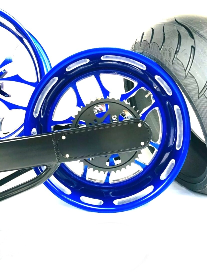 HAYABUSA 360 FAT TIRE KIT ILLUSION ROYAL RECLUSE WHEELS 08-12