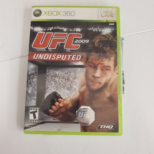UFC 2009 UNDISPUTED XBOX 360 IN BOX VERY GOOD DISC  NO MANUAL