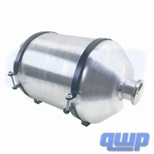 ◆Aluminum Spun 5 Gallon 10''x16'' 1/4 NPT Vertical Fuel Tank Round Gas Tank Cell