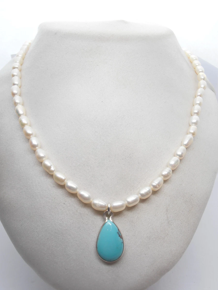 Collana di turchesi fatta a mano - Gioielli - Collane - di Atelier