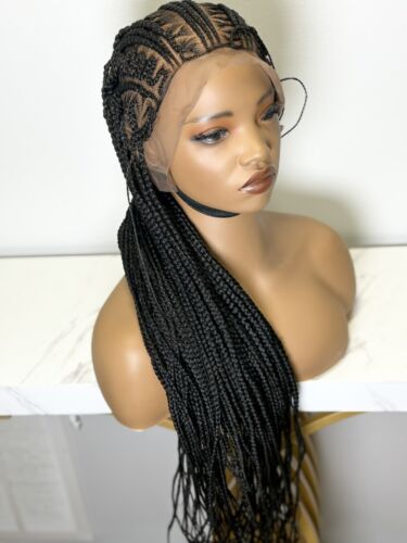Full Lace Zigzag Braid | Braided Wig Black Wig| Ready To Ship