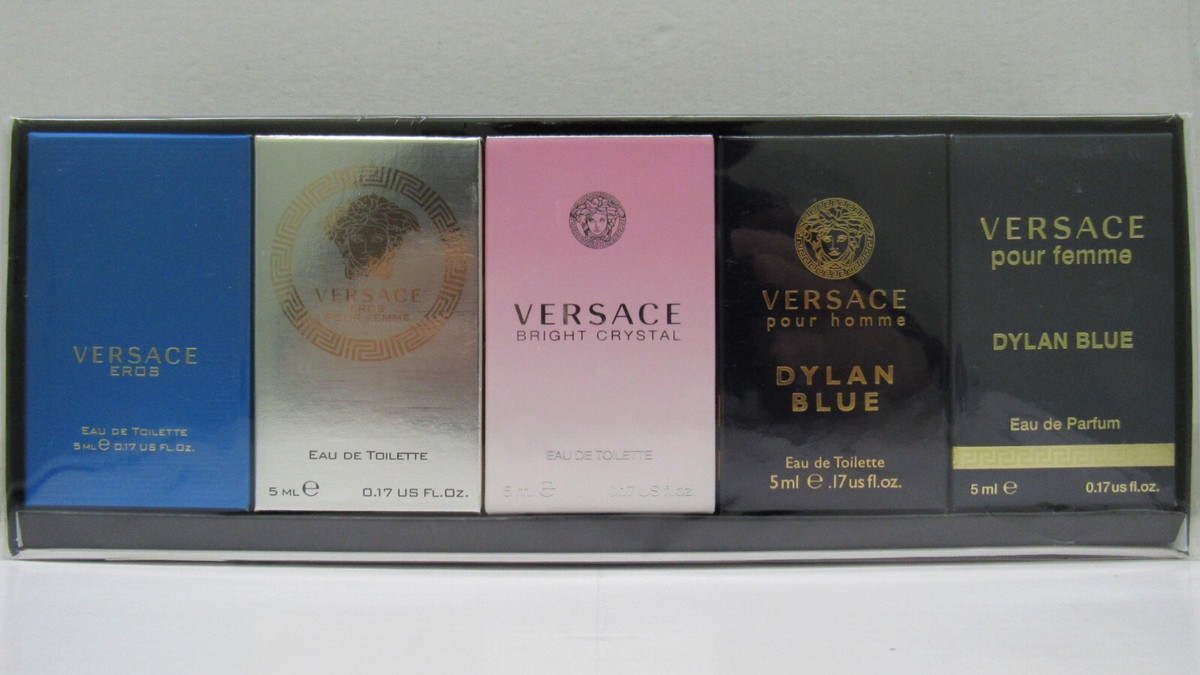 5 Versace Miniatures Collection(EROS/DYLAN BLUE-men & women 