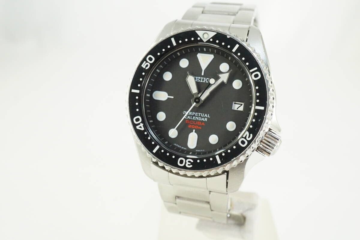 Seiko SBCM023 Scuba Perpetual Calendar 8F35-00A0 Quartz Men's 17cm analog  watch | eBay