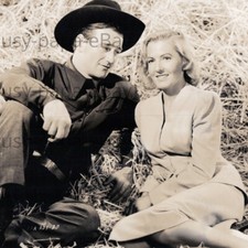 1943 Lady Takes Chance Jean Arthur John Wayne Charles Winninger Press Photo 1