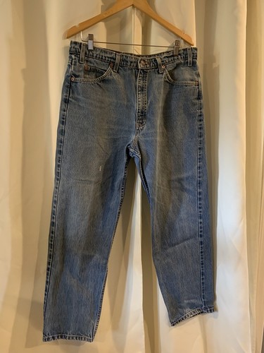 Vintage 90s Levis 550 Jeans Relaxed Fit 38x30 Relaxed Fit Orange Tab