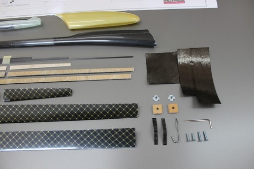 NEU RC Modell HLG Trotter Kit Segelflugzeug Hybrid Carbon Aramid Handlaunch Segelflugzeug - Bild 6 von 8