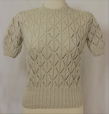 Damenpullover aus den 1940er/50er Jahren Handstrick 2. Weltkrieg Renaissance Zweiter Weltkrieg 50er Jahre Rockabilly 