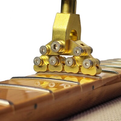 Gitarrenanatomie Fraktale Bundpresse Caul: Erweitertes Gitarrenbund-Installationswerkzeug