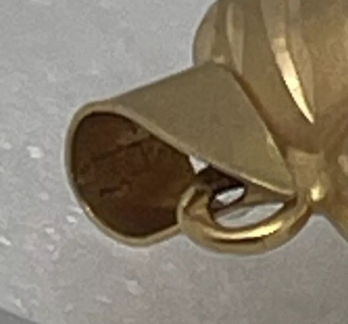 Heart Puffed Charm Beautifully Cut & Polished on Both Sides 22kt - Picture 6 of 6