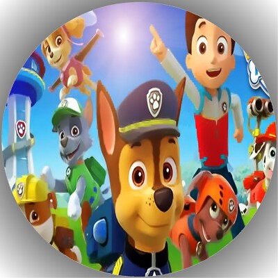 Tortenaufleger Geburtstag Party Tortenbild Fondant Oblate Paw Patrol T9