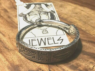 Berber  Morrocan SILVER BRACELET  BANGLE CUFF. Symbolizing Abundance..PERFECT