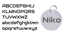 Pet Tags,Round Aluminum Charm, Custom Personalized Engraved Dog Cat ID Name Tag