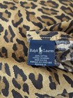Ralph Lauren Aragon Leopard Twin Flat Sheet Vintage USA Made Beautiful