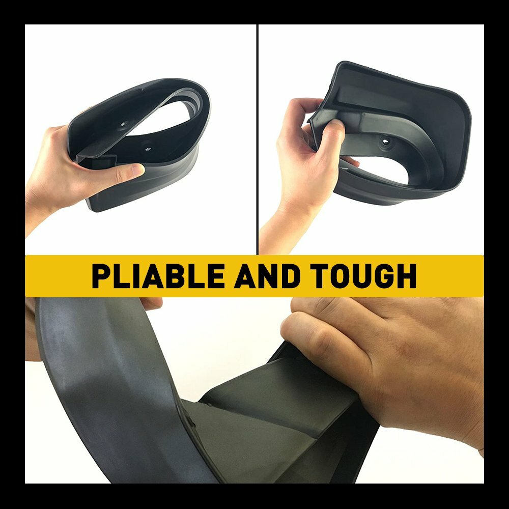 SCITOO 4-Piece Black Mud Flaps For Honda Accord 2003-2007 – Front & Rear Splash Guards - View #5