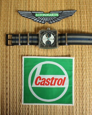 NIB A/M CASTROL F1 CHRONOGRAPH RACING TEAM CREW SPONSOR GIFT PROMO