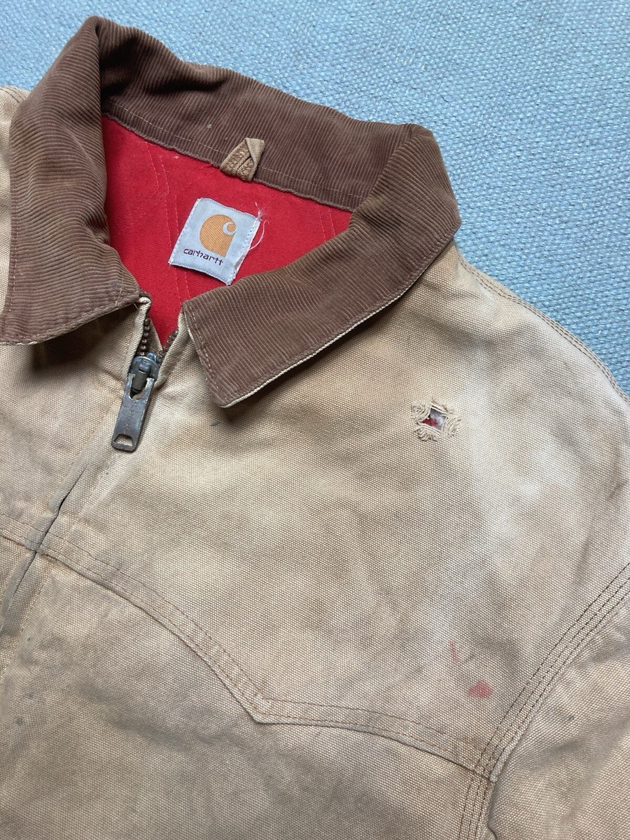 Vintage carhartt Santa Fe work jacket j13 brn distressed Vintage carhartt Santa Fe work jacket j13 brn distressed