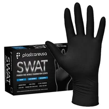 Black Nitrile Exam Gloves - Various Sizes - Powder & Latex Free (Medical Grade)