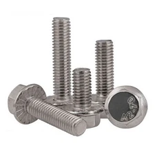 M5 M6 M8 M10 M12 Serrated Face Hex Flange Washer Head Screw collar 304 A2 