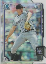 Parker French Colorado Rockies 2015 Bowman Draft Refractor