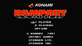 Rampart Nintendo Famicom NES Japanese ver Cleaned Tested & Working