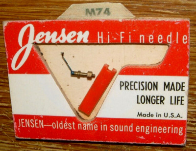 RCA Changer NEEDLE M74for 75497, N561-3s EV 2903 641-S3 Short Shank 78 RPM Sapph