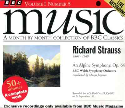 CD Richard Strauss / BBC Welsh Symphony Orchestra , Mariss Jan An Alpine Sympho