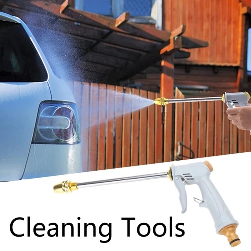 High Pressure Water Spray Gun Nozzle Garden Hose Pipe Lawn Car Clean Washer Tool - Picture 2 of 8