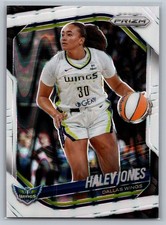 2025 Panini Prizm WNBA #43 Haley Jones White Seismic Prizms