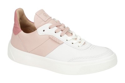 Ecco STREET TRAY Damenschuhe - sportliche Schnür- Halbschuhe weiß Freizeit NEU