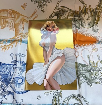 Artist Alley Saga Harley Quinn Marilyn Gold Nice FOIL Megacon NM/Mint Hanna Lam