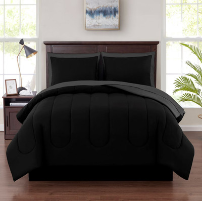 5 Piece Comforter Set Bed in a Bag All Season Reversible Bedding Comforter Set