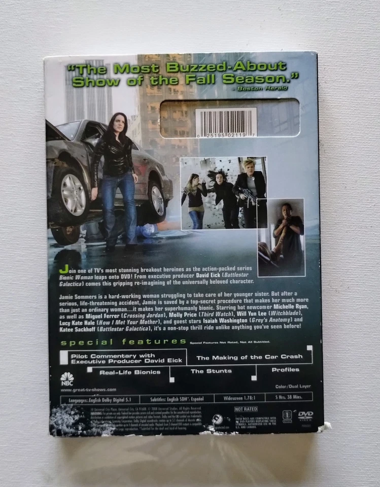 Bionic Woman: Volume One (DVD, 2007) NEW TV SERIES FACTORY SEALED - Image 2 of 4