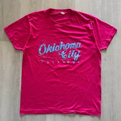 Screen Stars 1980s Vintage Oklahoma City Graphic T-Shirt