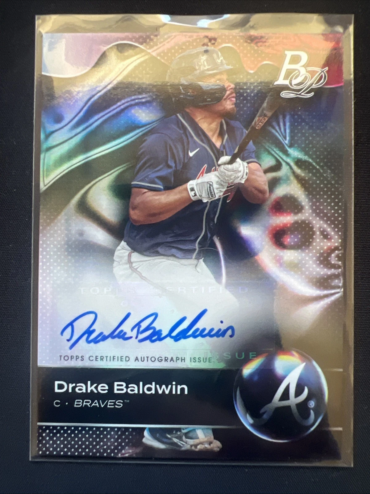Drake Baldwin trading card
