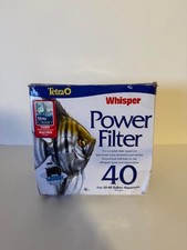 New Open Box Tetra Whisper 40 Power Filter for Aquariums 20-40 Gallons