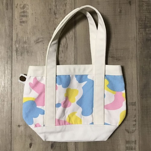 Mini Tote Bag BAPE Multi Camo Candy Camo A Bathing Ape NIGO - Picture 3 of 5