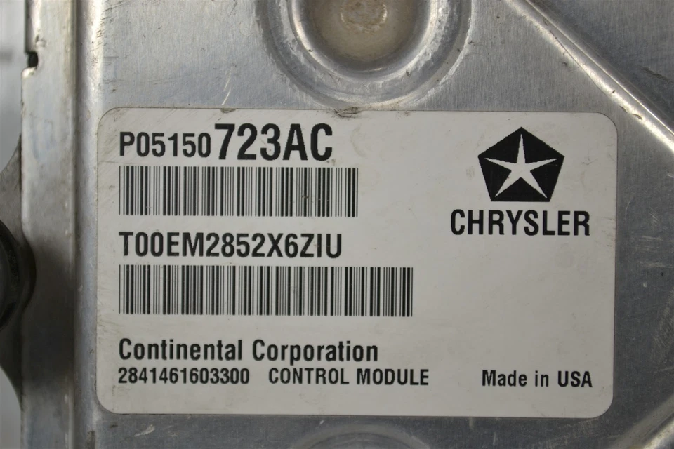 P05150723AC Dodge Charger Chrysler 300 2013 unidad de control del motor ECU 3N3 426 B8 Foto 3 de 4