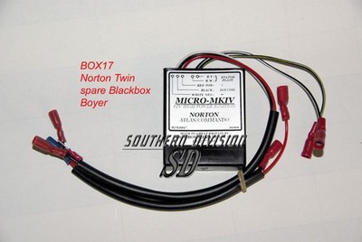 BOX17 Norton Twin Boyer Bransden spare Blackbox Ersatz Steuergerät Commando
