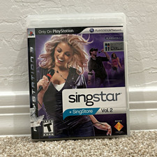 SingStar Vol. 2 + SingStore PS3 Manual Included Karaoke Rhythm Music Party
