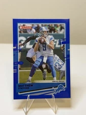 2020 Panini Donruss - Photo Variation Matthew Stafford #96 Press Proof Blue