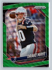 Drake Maye [Green Wave] #165 2025 Panini Prizm