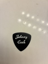 RARE JOHNNY CASH 100% AUTHENTIC TOUR GUITAR PICK 1980'S ONE SIDED Cursive