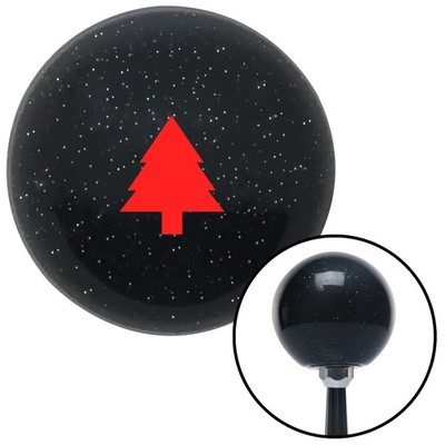 Red Pine Tree Black Metal Flake Shift Knob w/ M16x1.5 Insert Shifter Auto Brody
