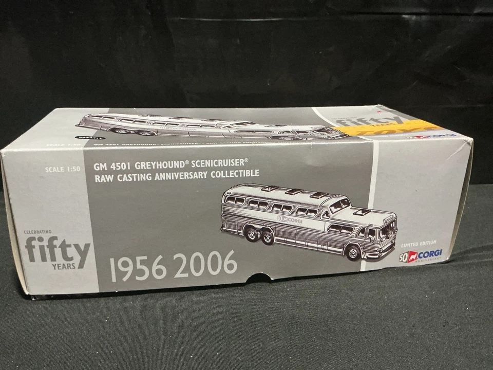 Corgi 50th Anniv. 1:50 Diecast GM 4501 Greyhound Scenicruiser RAW CASTING - Image 2 of 4