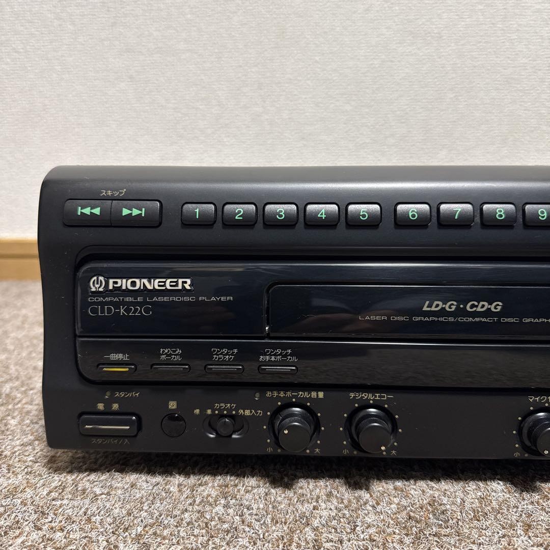 PIONEER CLD-K22G レーザーディスクプレーヤー カラオケ CLD-K22G｜Pioneer LDプレーヤー カラオケ対応｜中古品｜修理