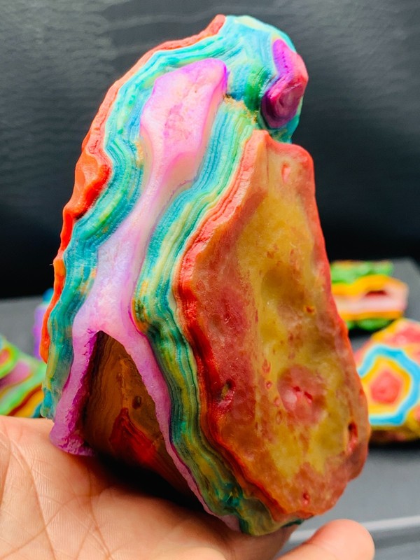 Natural Gobi jade agate raw stone collection mineral specimen gift crystal 559g