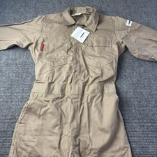 Lakeland FR Jumpsuit Khaki Work Suit Medium M Brand New With Tags Zip Up