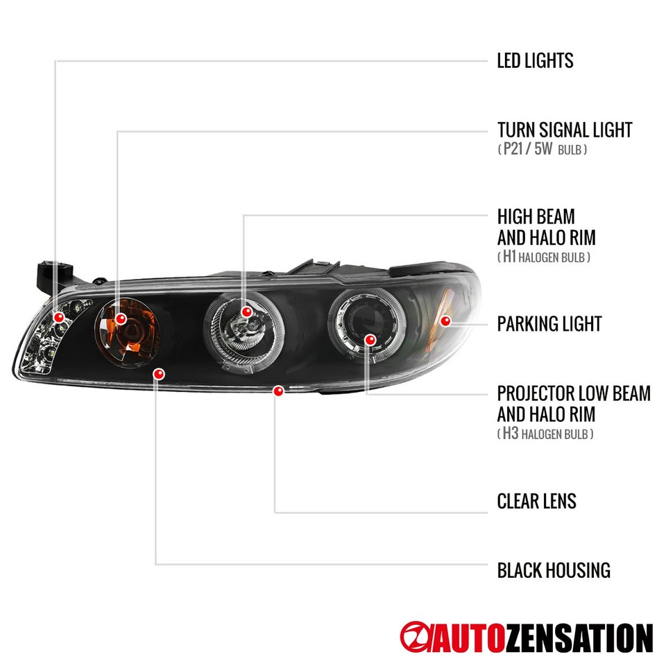 Pontiac Grand Prix Headlights | Grand Prix Halo, LED, Projector