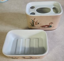 Andre Richard  s Wood Duck Toothbrush Holder